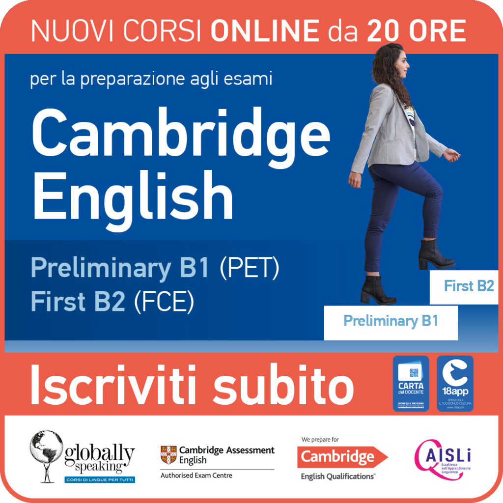 Iscrizioni Esami Cambridge English Globally Speaking